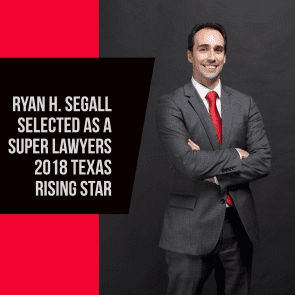 Dallas divorce attorney Ryan H. Segall.